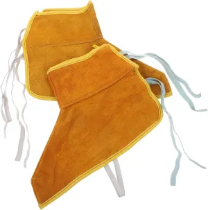 1 Pair Welding Foot Cover Toe Protectors for Suede Shoes Heat Foot Protection Random