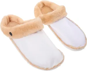 1Pair Warm Plush Shoe Inserts for Hole Shoes Cozy Detachable Liner for Winter Comfort Suitable for Men Women Soft Practical Design for Cold Weather Use