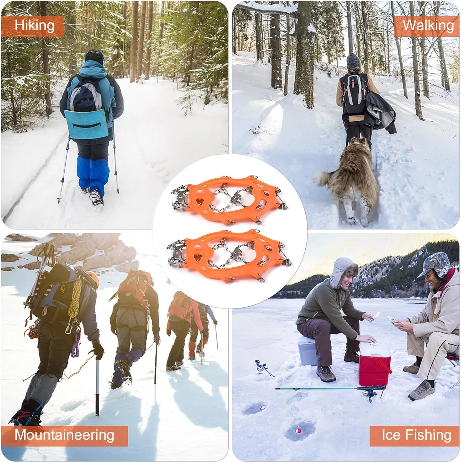 201 Stainless Steel 24 Snow Anti-Slip Shoe Cover