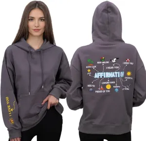 2025 Embroidered Graphic Hoodie Sweatshirts for Women Cotton Comfrt Casual Pullover Mother's Day