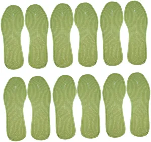 20Pairs Breathable Cotton Insoles Comfortable Sweat Absorbing Shoe Pads for Men Women for Daily Wear and Training Foot and Refresh Tired Feet