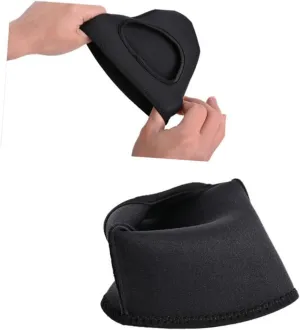 2Pcs Thermal Cycling Shoe Covers Windproof Half Overshoes for Safe Riding Black Slip Shoes Cover for Cycling