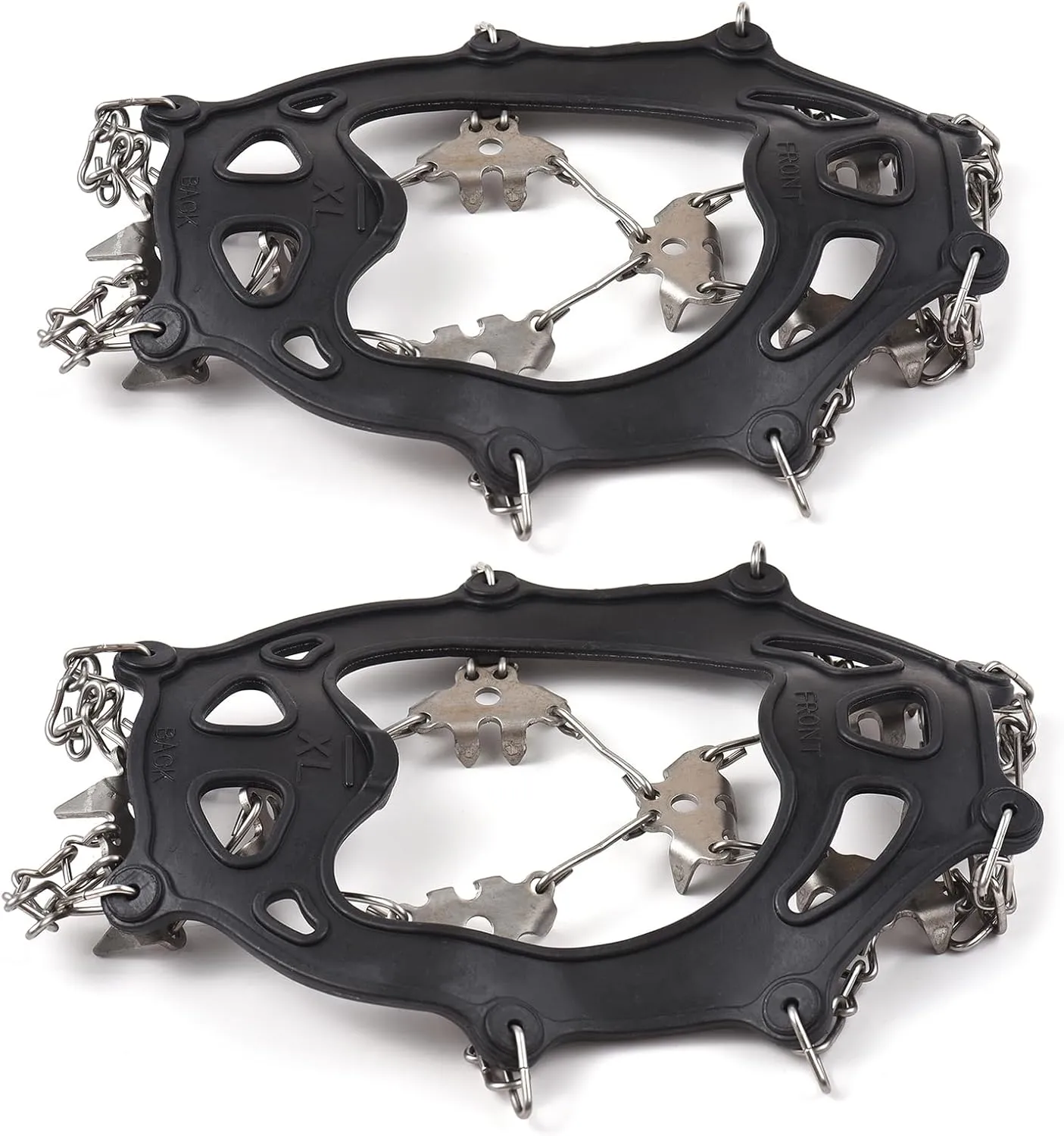 32-Tooth Ice Claw Stainless Steel -Slip Shoe Cover Snow -Slip Device -Slip Chain