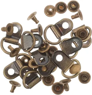 40pcs Metal Boot Eyelet Hooks Shoelace Supplies Easy Wear Lace Buckles for Boot Repair Diy