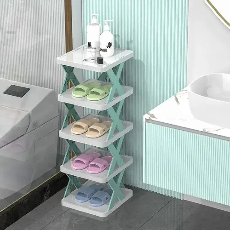 6 Layer X Shap Stackable Shoes Rack