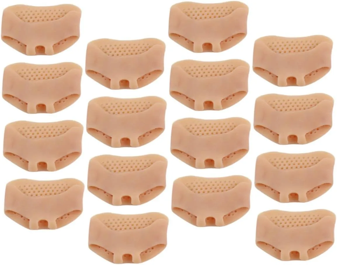 8Pairs Breathable Forefoot Sole Pads for Women Honeycomb Design Comfortable Shoe Accessories Relief for High Heeled Shoes for Sandals Boots