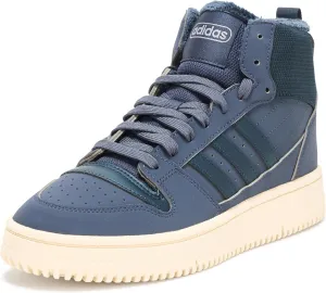 adidas Unisex Break Start Mid Top Winterized Basketball Sneaker, Black/Grey/Black, 7.5 US Men