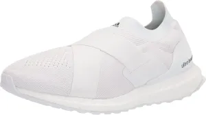 adidas womens Ultraboost Dna Running Shoe, White/White/Acid Orange (Slip-on), 8.5 US