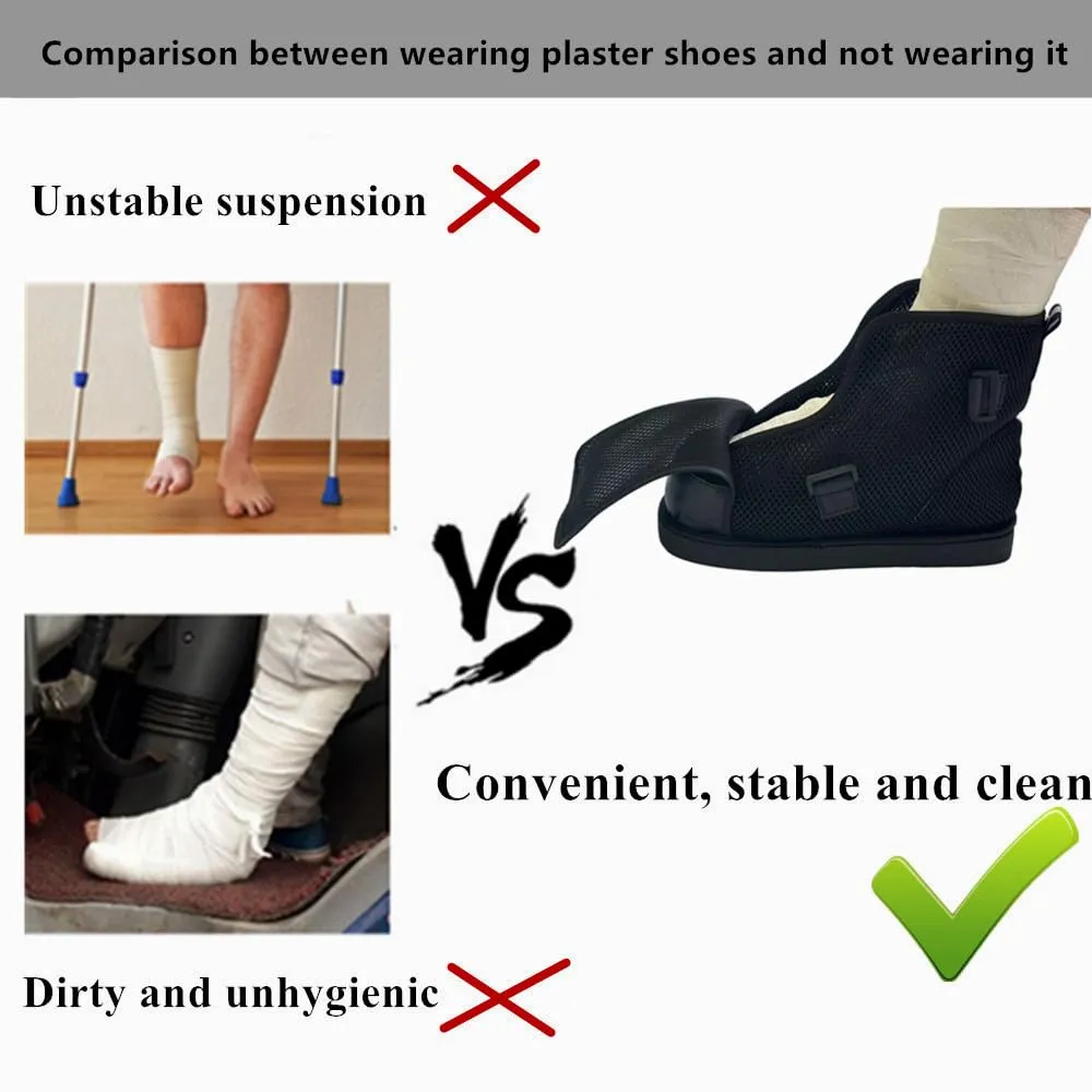 Adjustable Post Op Shoe, Thin, breathable, suitable for spring and summer, high top (XL)