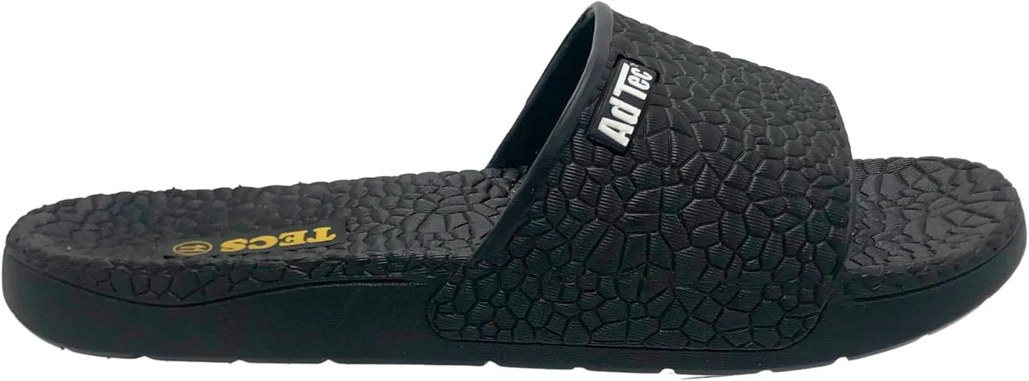 AdTec PVC Pebble Sandals For Men, Cushioned Outsole, Flexible and Bendable, Open Toe