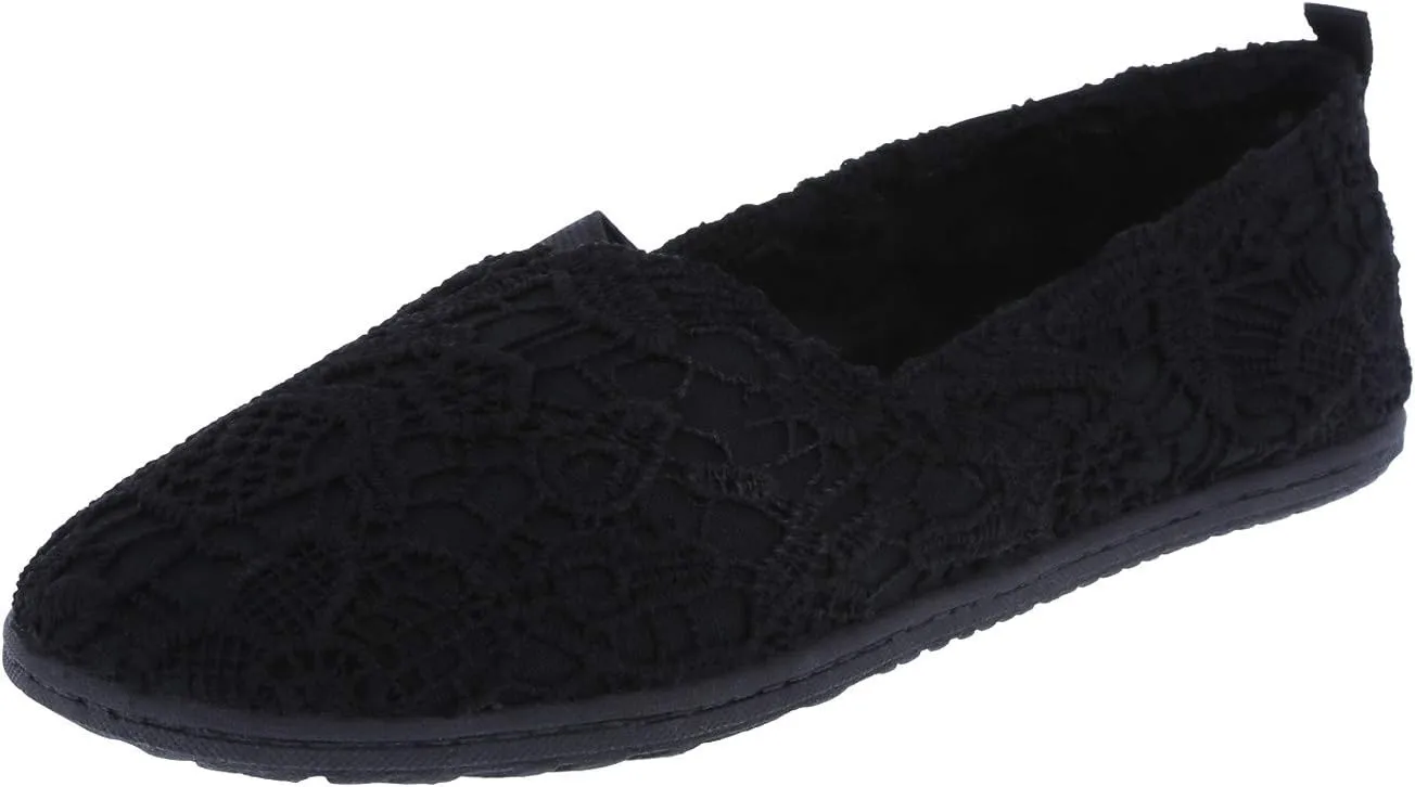 Airwalk Women's Black Crochet Women's Dream Slip-On 12 Regular