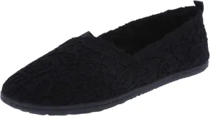 Airwalk Women's Black Crochet Women's Dream Slip-On 13 Regular