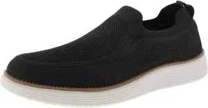 AKADEMIKS Mens Olney Knit Slip-ON Black