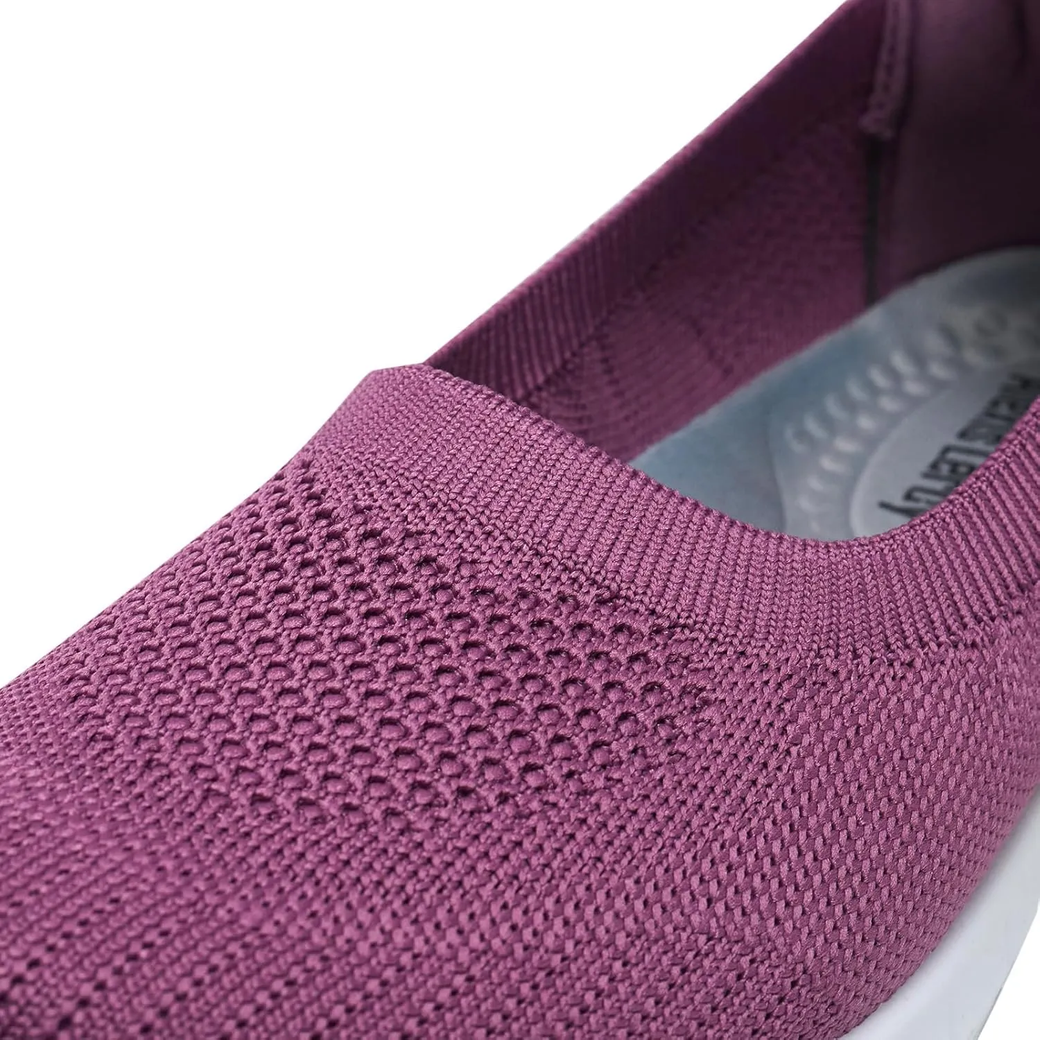 Alexis Leroy Women's Mesh-Comfortable Athletic Walking Shoes Slip On Casual Sneakers