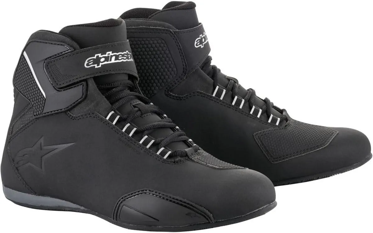 Alpinestars Sektor Waterproof Shoes (8) (BLACK/GREY/RED)