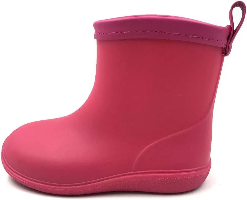 Amoji Baby Kids Easy On Rain Shoes Boots for Toddler Little Kid