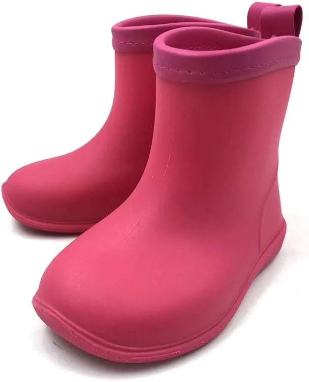 Amoji Baby Kids Easy On Rain Shoes Boots for Toddler Little Kid