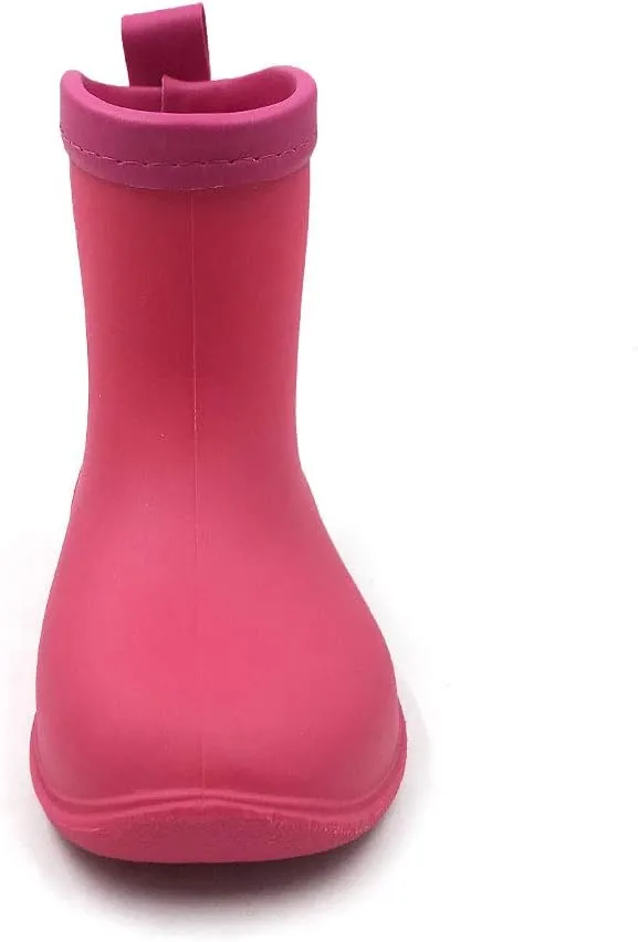 Amoji Baby Kids Easy On Rain Shoes Boots for Toddler Little Kid