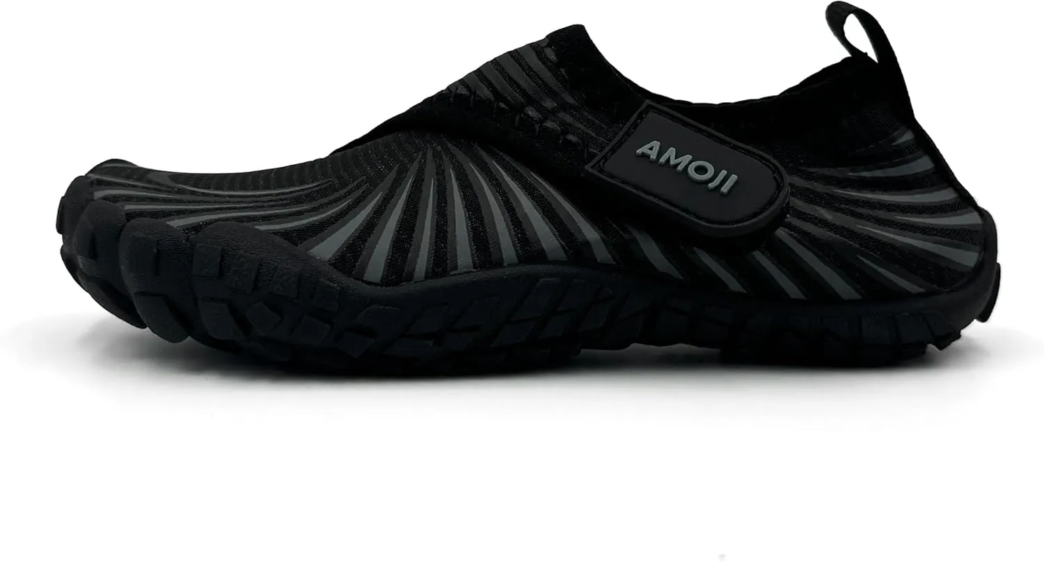 Amoji Kids Water Aqua Shoes Boys Girls Barefoot for Beach Swim Pool 2420