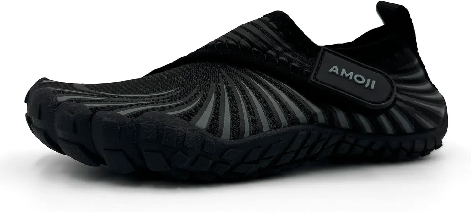 Amoji Kids Water Aqua Shoes Boys Girls Barefoot for Beach Swim Pool 2420