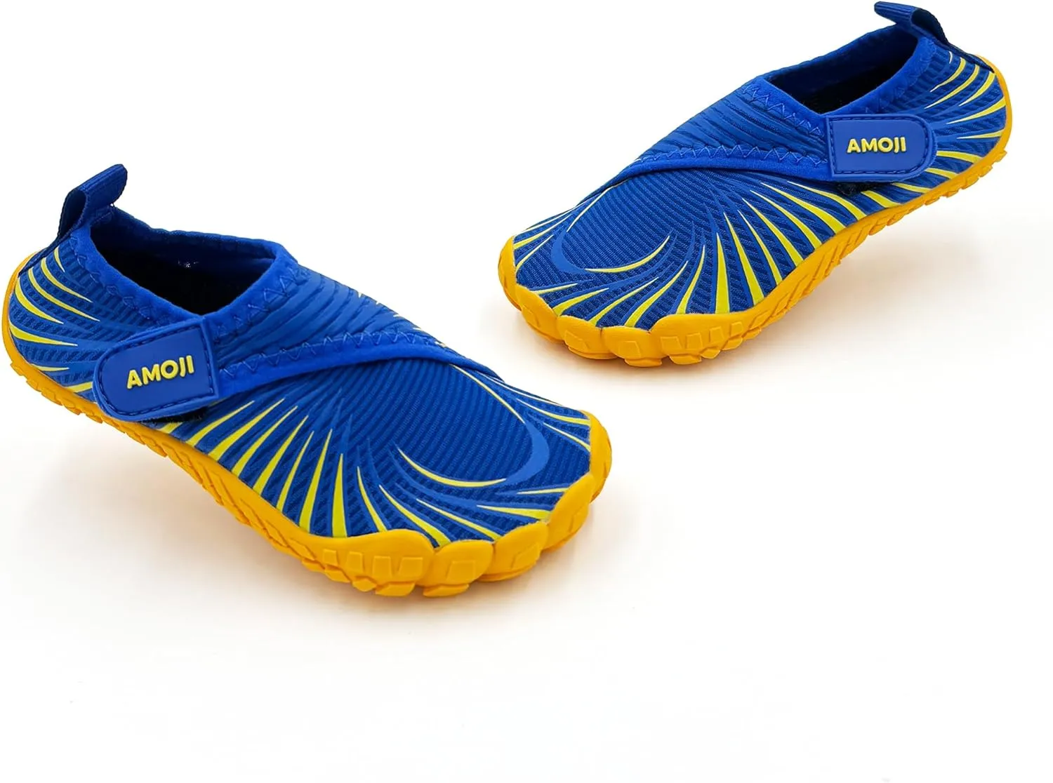 Amoji Kids Water Aqua Shoes Boys Girls Barefoot for Beach Swim Pool 2420