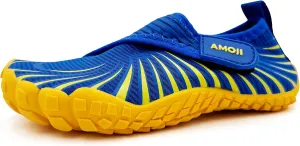 Amoji Kids Water Aqua Shoes Boys Girls Barefoot for Beach Swim Pool 2420