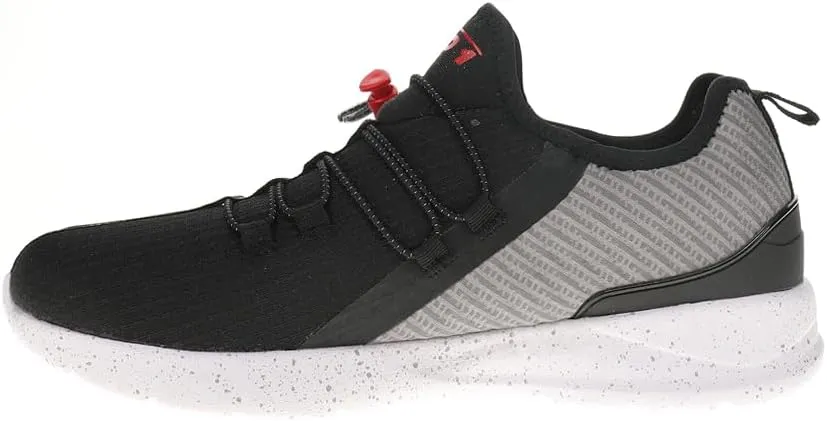 AND1 Mens Racer Lite Slip On Sneakers Shoes Casual - Black, Grey