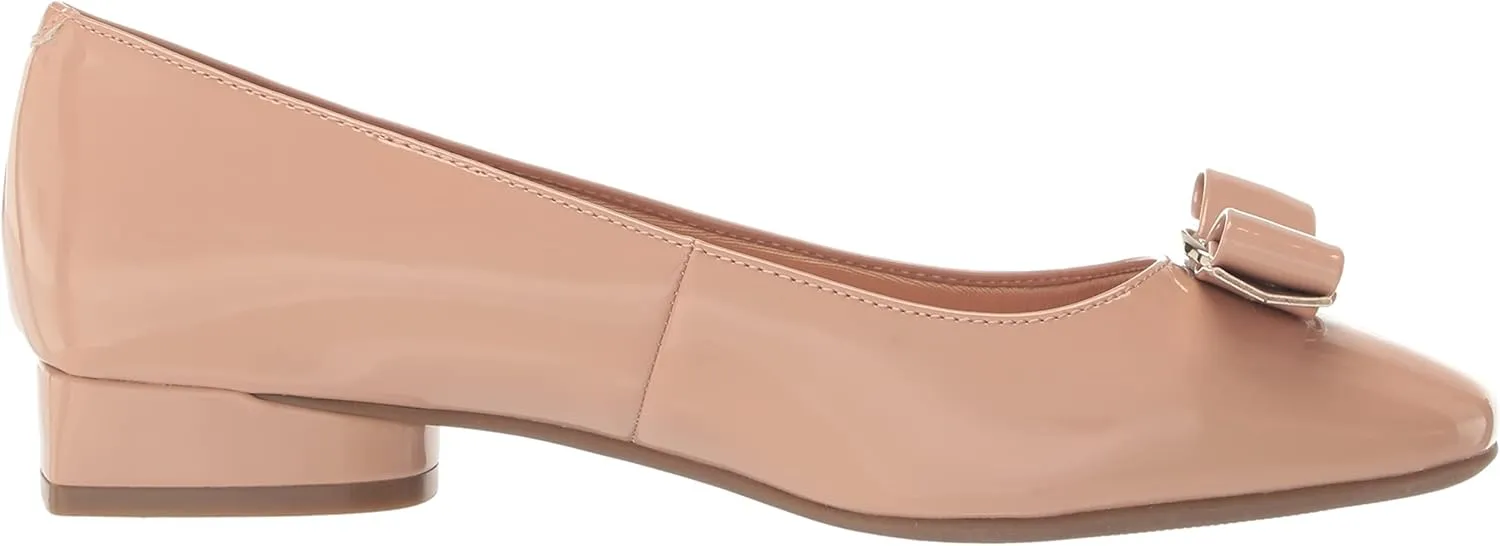 Anne Klein Womens Chella Patent Slip-On Loafers