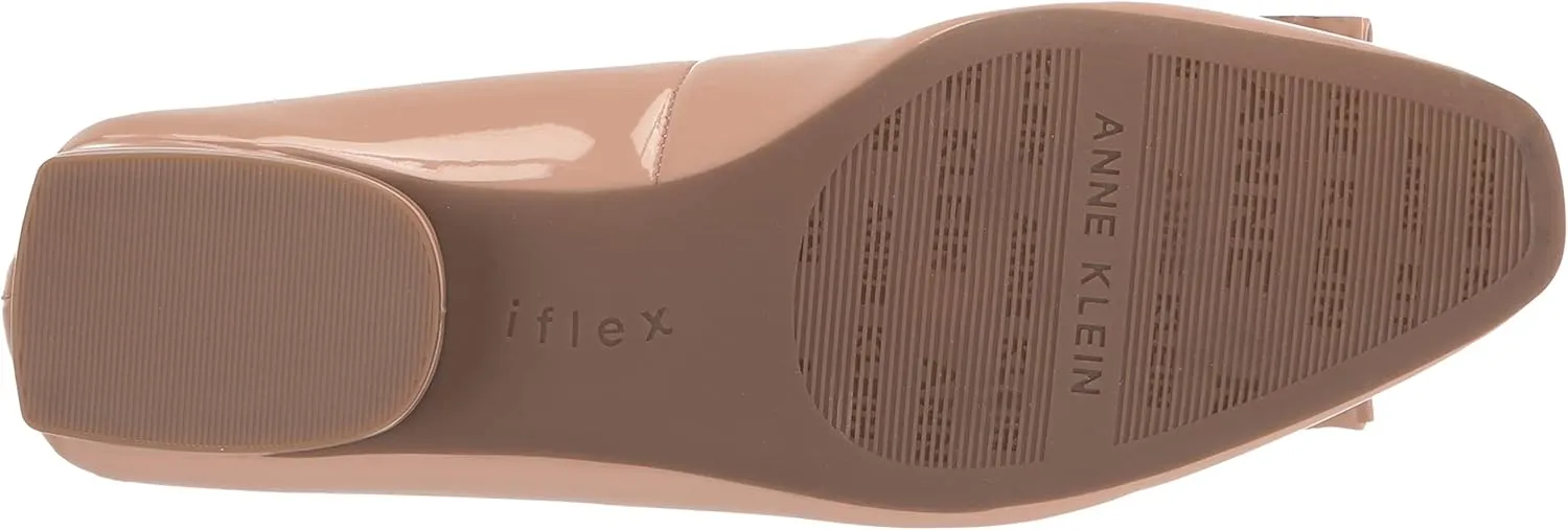 Anne Klein Womens Chella Patent Slip-On Loafers