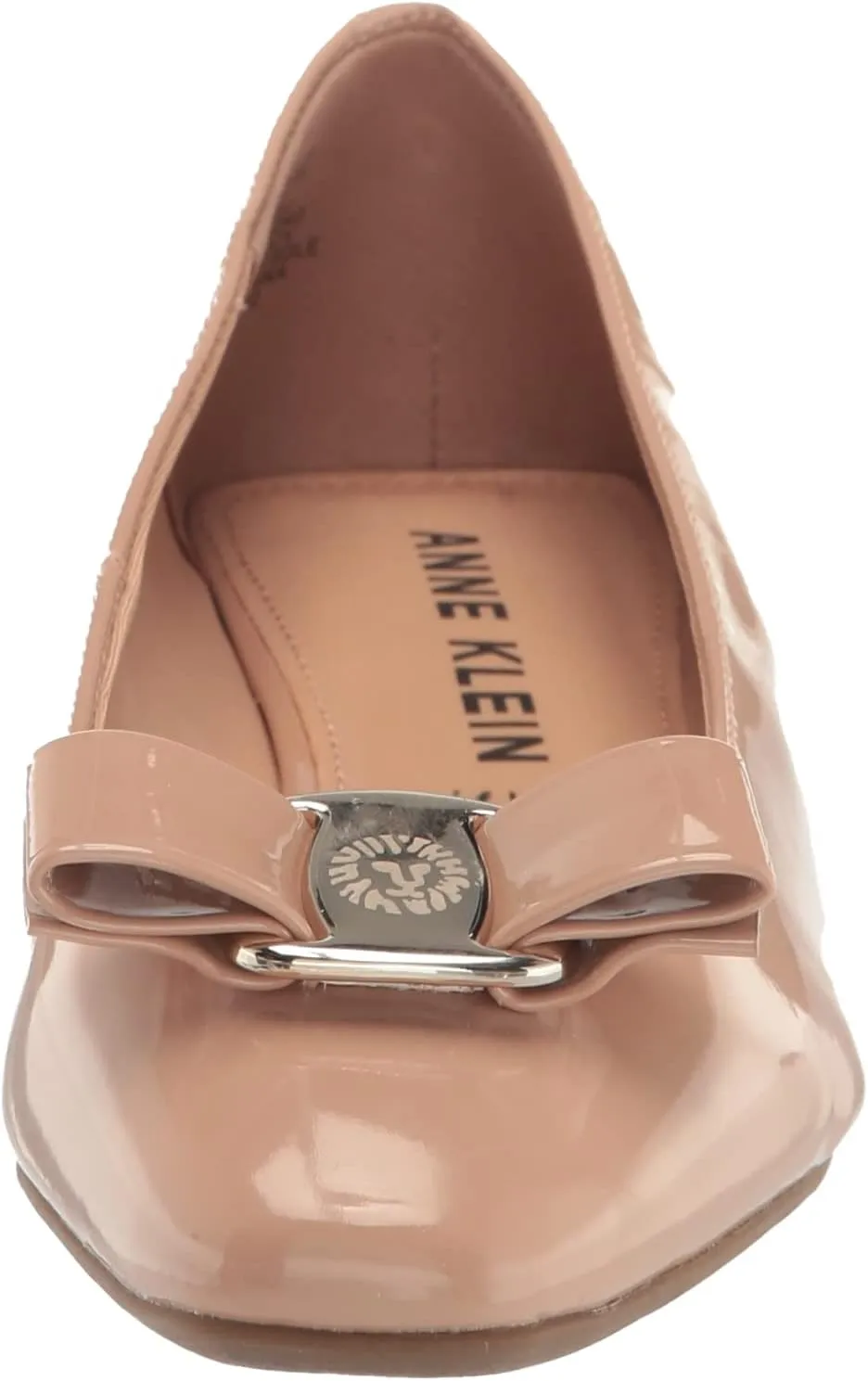 Anne Klein Womens Chella Patent Slip-On Loafers