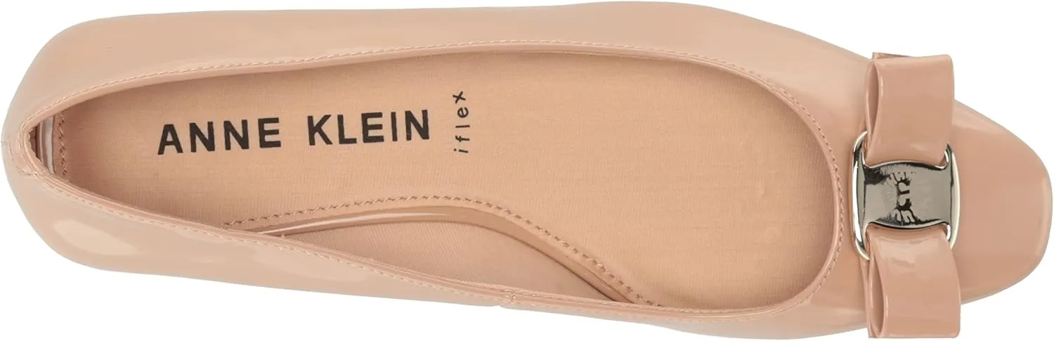 Anne Klein Womens Chella Patent Slip-On Loafers