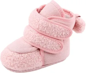 Baby Boy Shoes Girls and Boys Warm Shoes Soft Booties Comfortable Boots Infant Toddler Warming Home Shoes Snow Boots