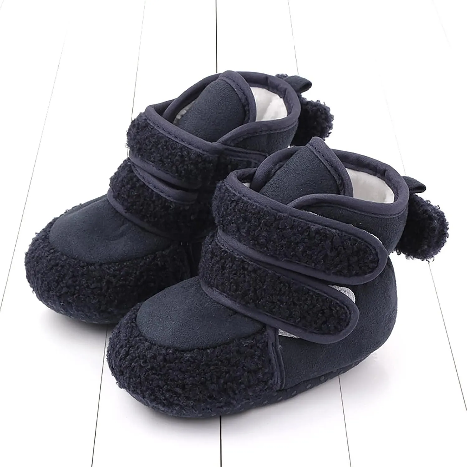 Baby Boy Shoes Girls and Boys Warm Shoes Soft Booties Comfortable Boots Infant Toddler Warming Home Shoes Snow Boots