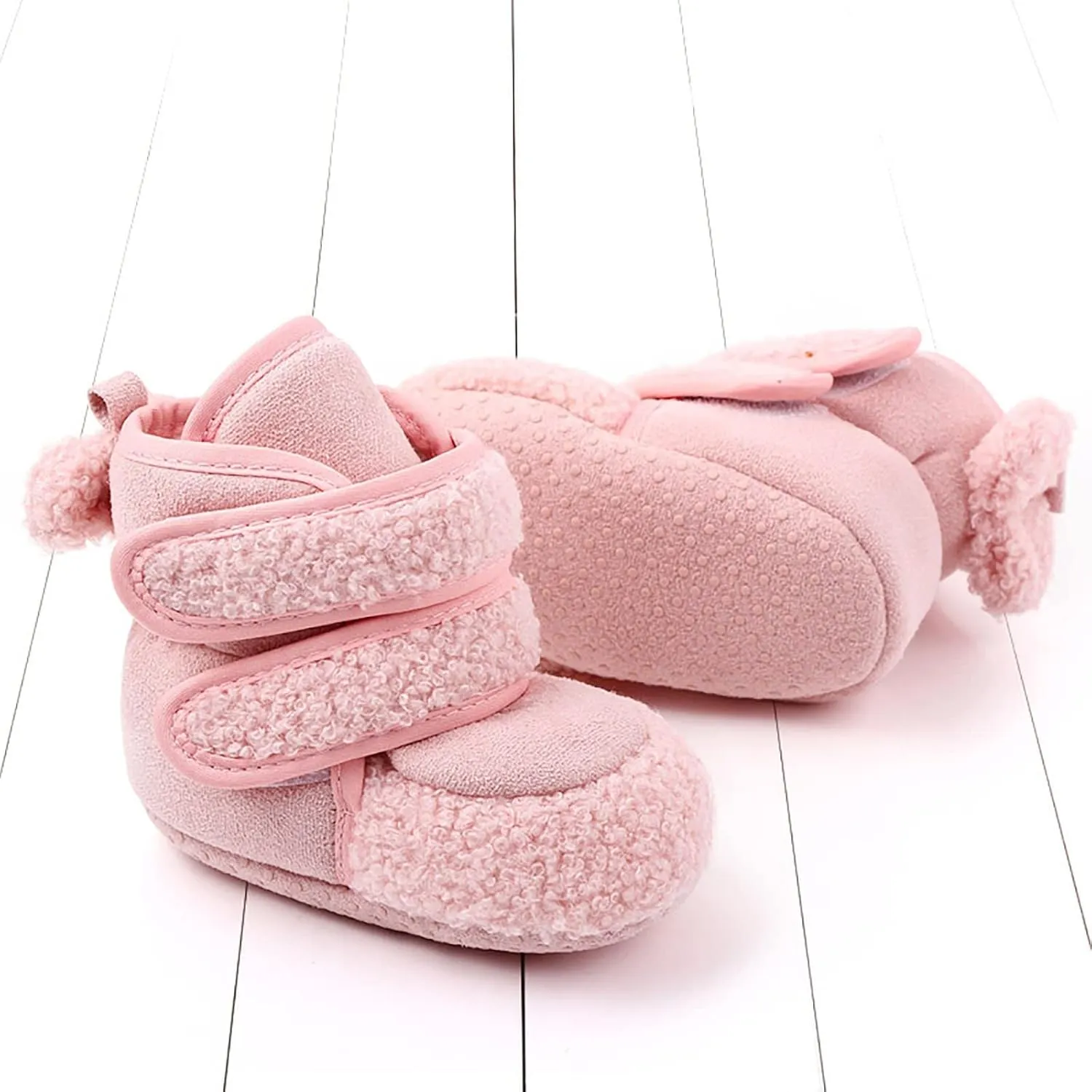 Baby Boy Shoes Girls and Boys Warm Shoes Soft Booties Comfortable Boots Infant Toddler Warming Home Shoes Snow Boots