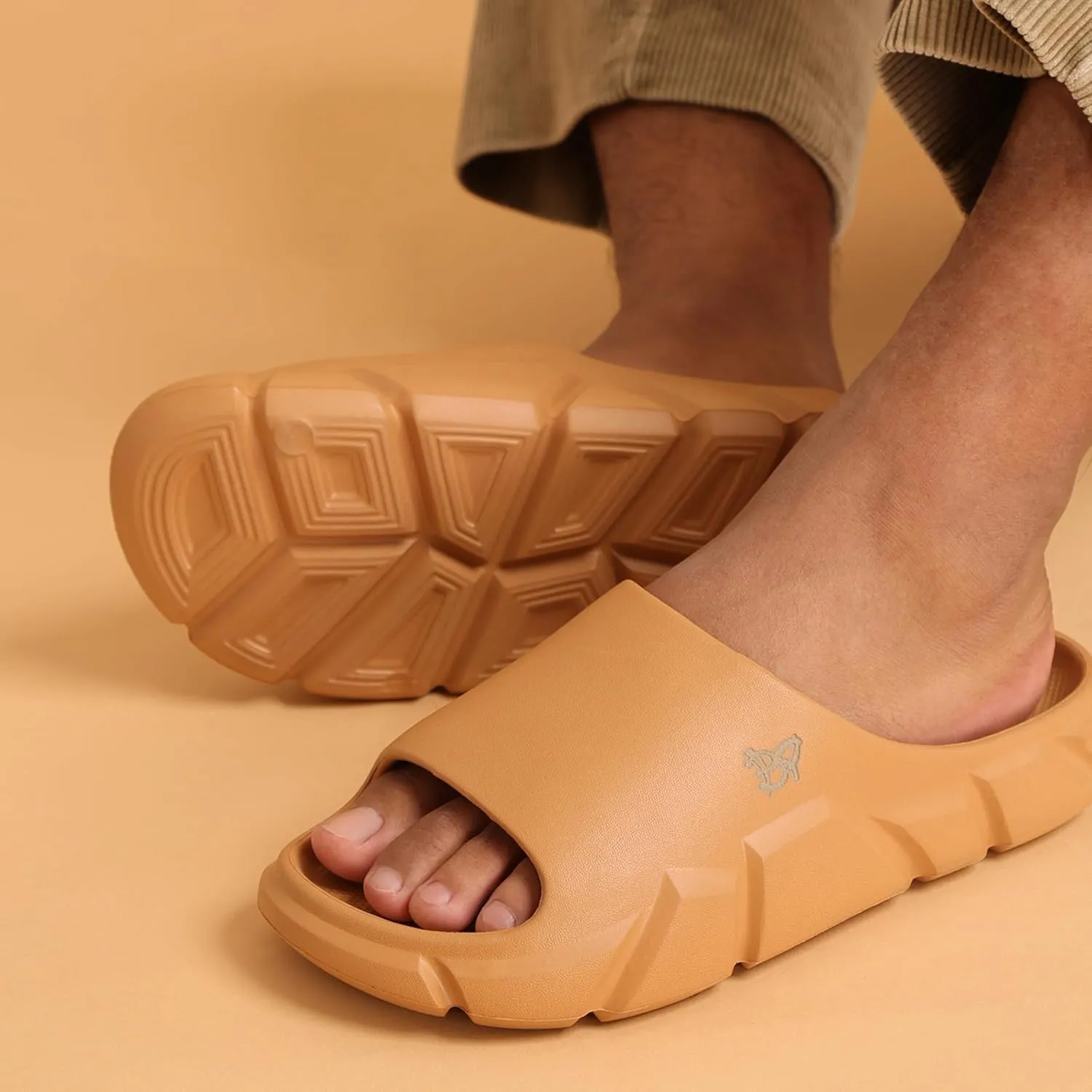 Banana Peel Kai Recovery Slides for Men and Women | Quick Drying Waterproof Slippers | Ultra Cushioned and Thick Sole Slip-on | Anti-Slip Sandals