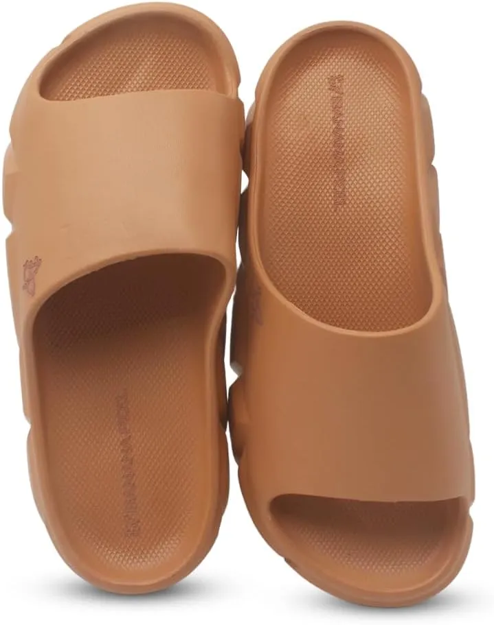 Banana Peel Kai Recovery Slides for Men and Women | Quick Drying Waterproof Slippers | Ultra Cushioned and Thick Sole Slip-on | Anti-Slip Sandals