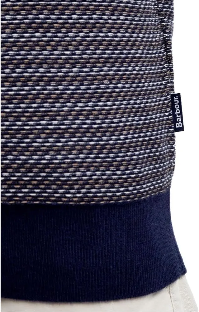 Barbour Men's Dunstan Half-Zip Jumper, Navy