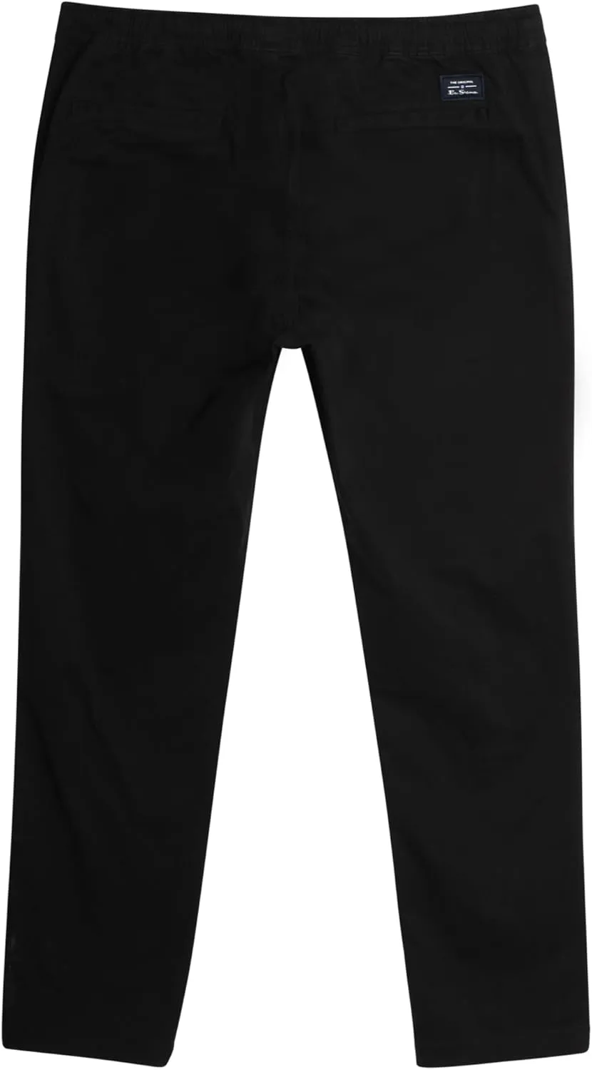 Ben Sherman Men’s Pants - Comfort Stretch Flat Front Pull On Pants - Casual Chinos for Men (S-XL)