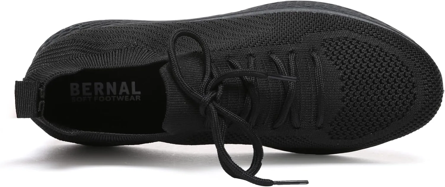 Bernal Womens Walking Tennis Shoes Casual Non Slip Gym Workout Shoes Breathable Mesh Working Sneakers