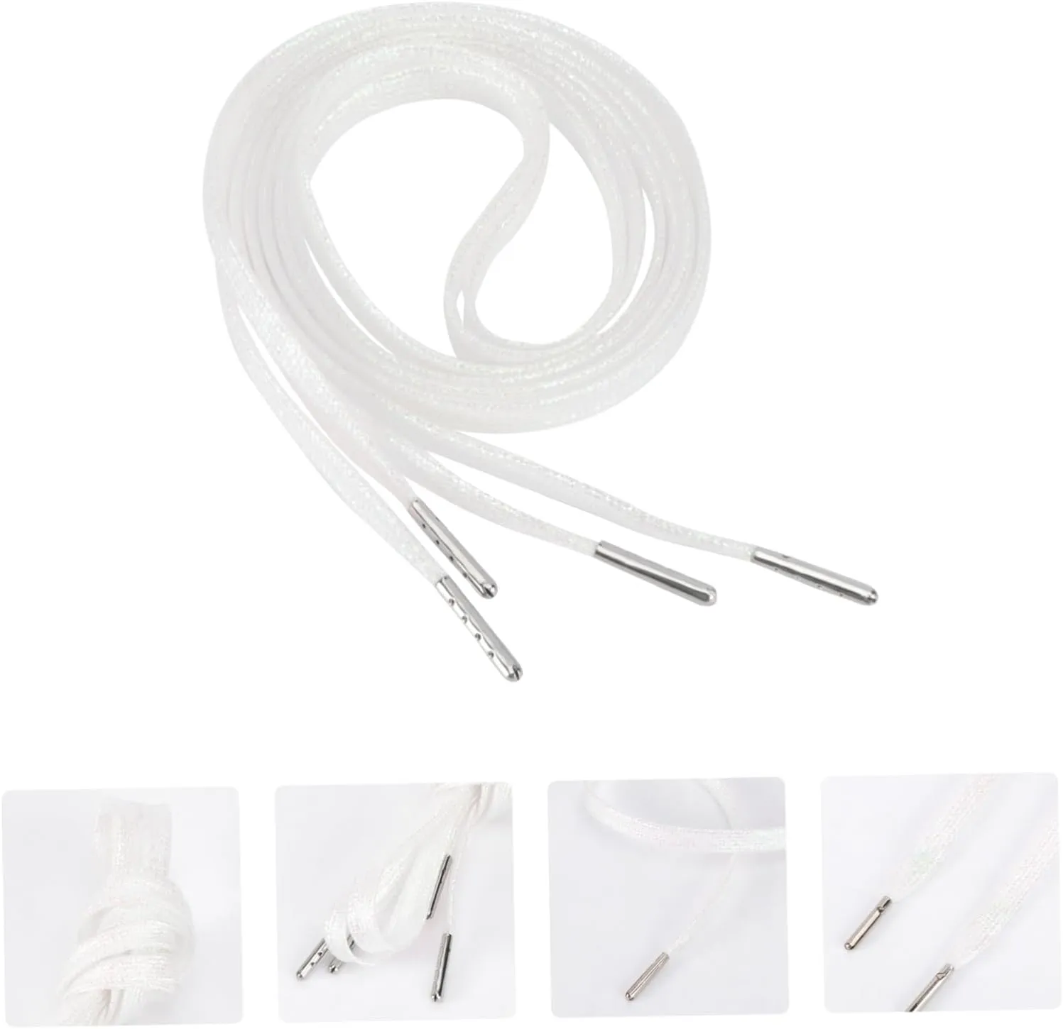 BESPORTBLE Colorful Shoelaces Tie Shoe Laces Shoes Lace Sneakers Shoelace Flat Shoelaces Plastic Shoelace All-match
