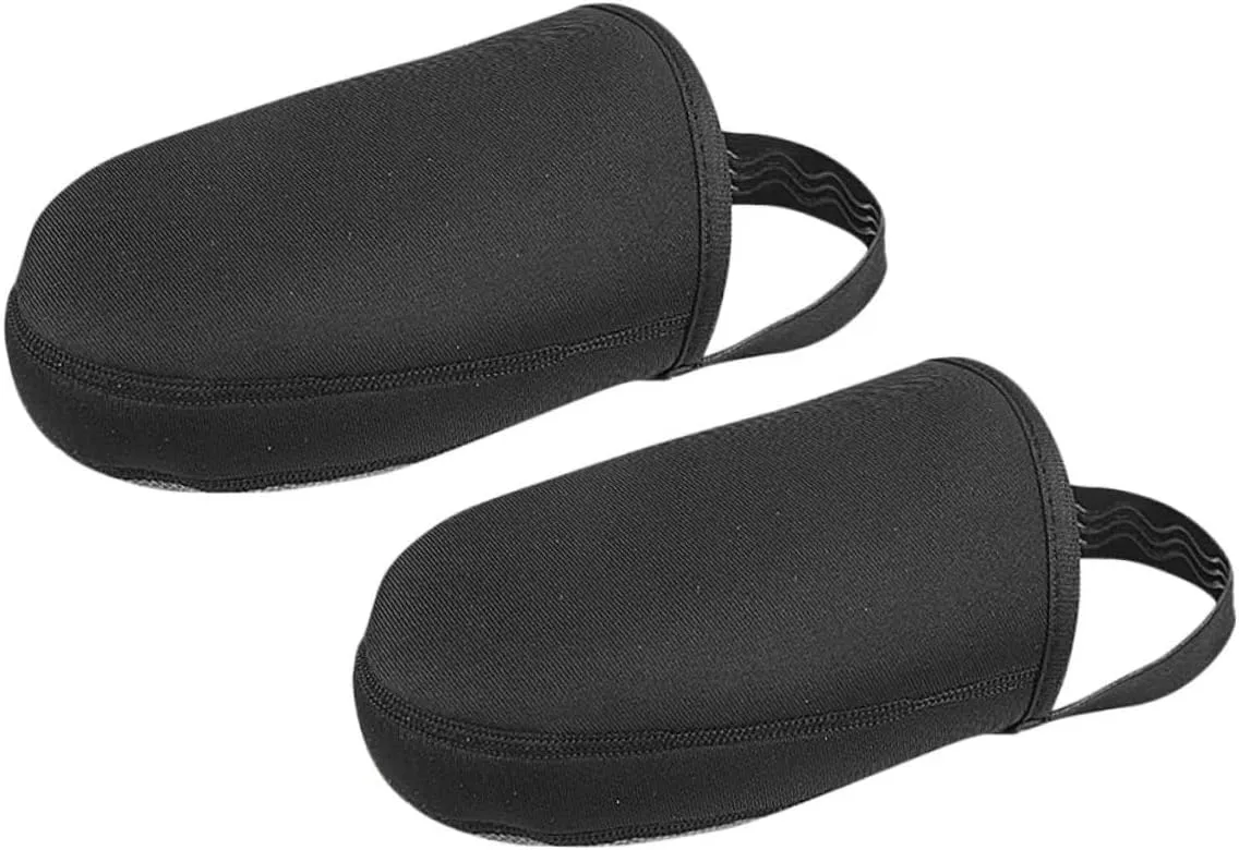 BESTYASH 2pcs Windproof Thermal Cycling Shoe Covers Protector Sleeves for Mountain Road Cycling Antislip Design with Breathable Various Shoe Black