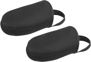 BESTYASH 2pcs Windproof Thermal Cycling Shoe Covers Protector Sleeves for Mountain Road Cycling Antislip Design with Breathable Various Shoe Black