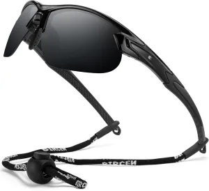 BIRCEN Polarized Sport Sunglasses for Men: UV Protection Fishing Shades for Golf Baseball Driving Motorcycle BC3065