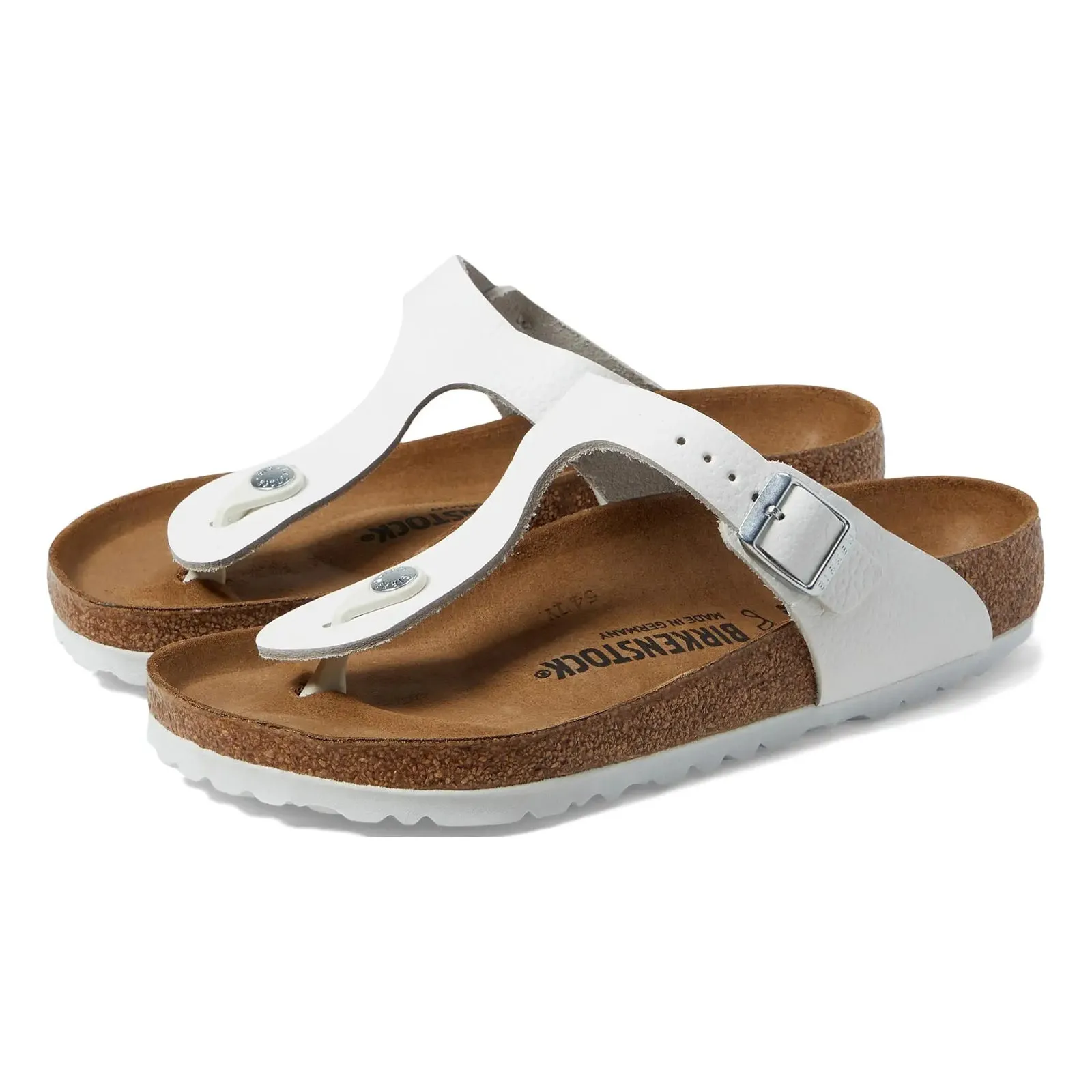 Birkenstock Gizeh BS Natural Leather Unisex Toe Post Sandals