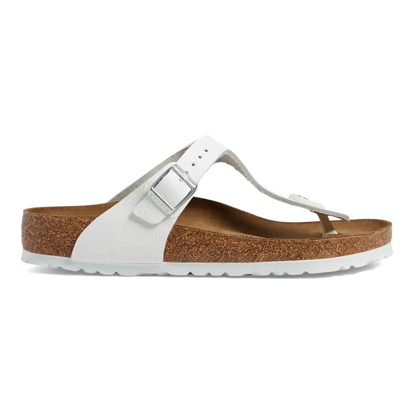 Birkenstock Gizeh BS Natural Leather Unisex Toe Post Sandals