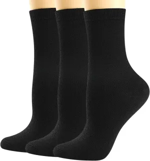 BISOUSOX Merino Wool Socks for Women Thin Black Womens Dress Socks Lightweight Crew Smart Wool Hiking Socks for Women