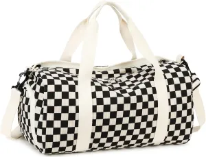 BLUBOON Duffle Bag Girls Kids Cute Gym Bag with Shoes Compartment & Wet Separation Waterproof Sports Overnight Travel Bag