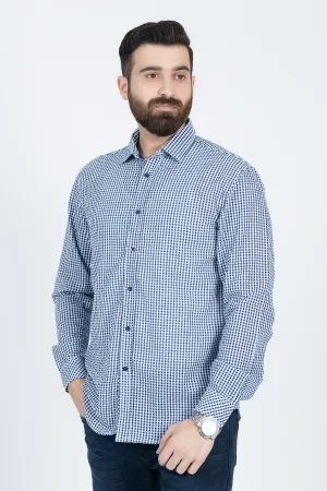 BLUE CASUAL SHIRT