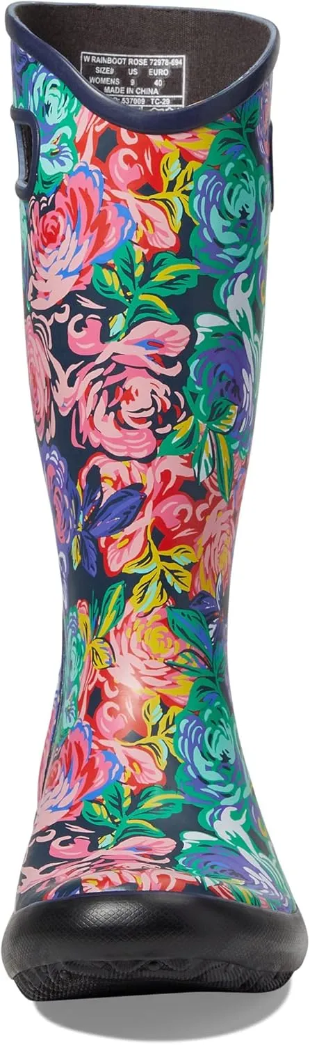 BOGS Women's Rainboot-Rose Garden Rain Shoe