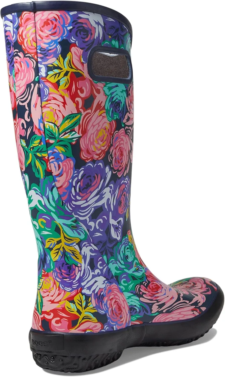 BOGS Women's Rainboot-Rose Garden Rain Shoe